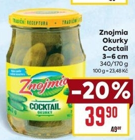 Okurky Coctail Znojmia