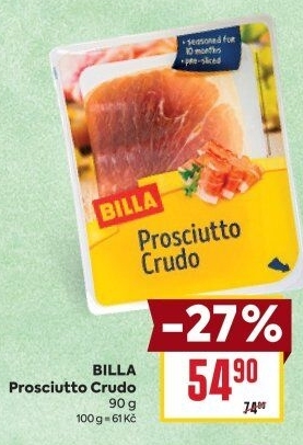 Šunka Prosciutto Crudo Billa