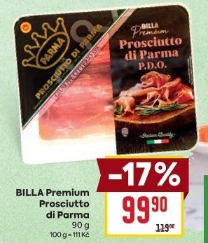Šunka Prosciutto di Parma Premium Billa