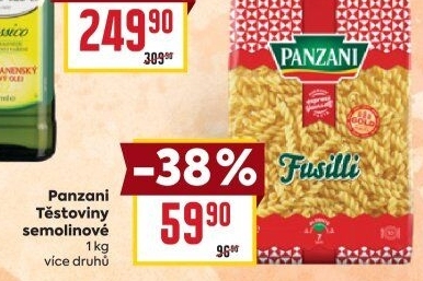 Těstoviny Panzani