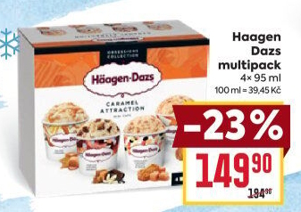 Zmrzlina v kelímku Collection Häagen-Dazs