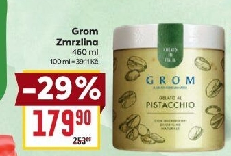 Zmrzlina v kelímku Grom