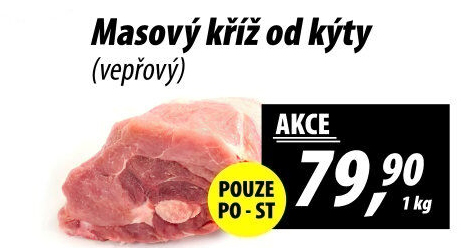 Masový kříž od kýty vepřový