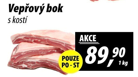 Vepřový bok s kostí