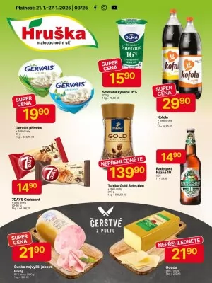 akční leták Hruška 21.1.2025-27.1.2025