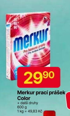Prací prášek Merkur