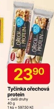 Proteinová tyčinka bez lepku Emco