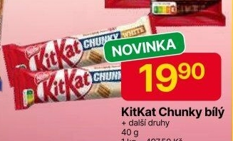 Tyčinka Chunky Kit Kat Nestlé