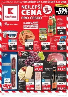 akční leták Kaufland 29.1.2025-4.2.2025