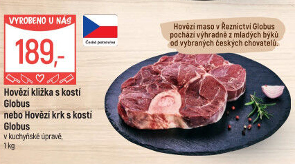 Hovězí krk s kostí Globus