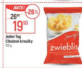 Snack cibulové kroužky Jeden Tag