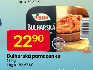 Bulharská pomazánka Hruška