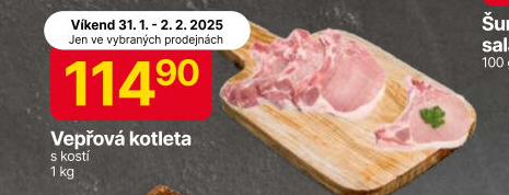 Kotleta vepřová s kostí
