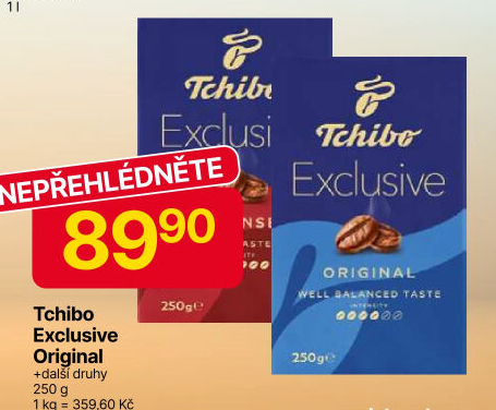 Mletá káva Tchibo Exclusive