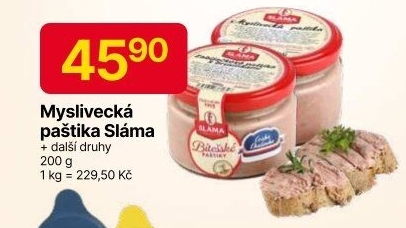 Paštika myslivecká Sláma