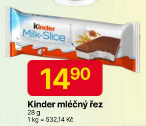 Řez mléčný Kinder