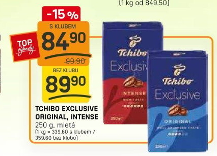 Mletá káva Tchibo Exclusive Intense