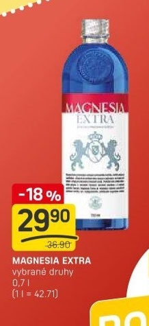 Přírodní voda Magnesia Extra
