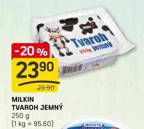 Tvaroh jemný Milkin
