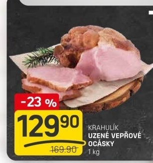 Vepřové ocásky uzené Krahulík