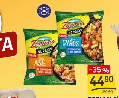 Zeleninová směs Na Pánev a la Asie mražená Znojmia