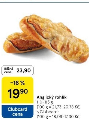 Anglický rohlík