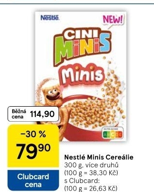 Cereálie Minis Nestlé