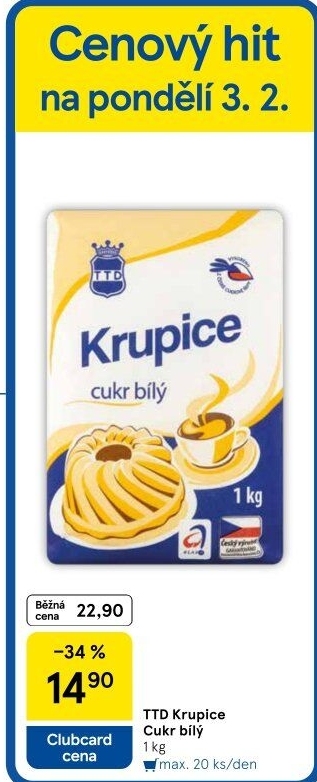 Cukr krupice TTD
