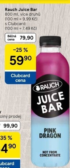 Džus Rauch Juice Bar