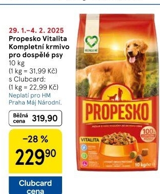 Granule pro psy Propesko