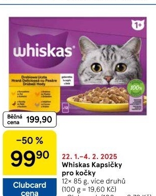 Kapsičky pro kočky Whiskas