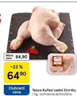 Kuřecí čtvrtky Tesco