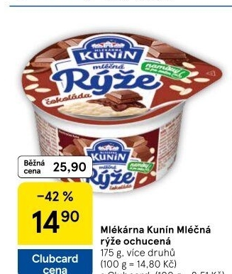 Mléčná rýže Mlékárna Kunín