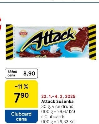 Oplatky Attack Sedita