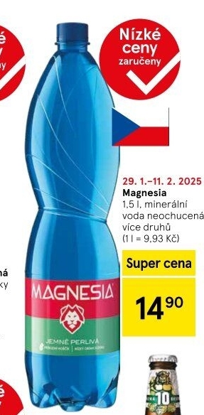 Přírodní voda Magnesia