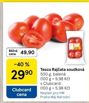 Rajčata soudková Tesco