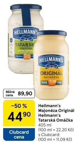 Tatarská omáčka Hellmann'