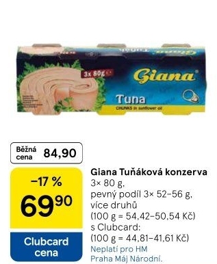 Tuňák Giana