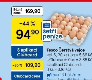 Vejce S Tesco