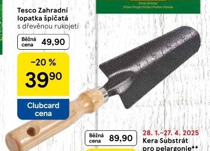 Zahradní lopatka Tesco