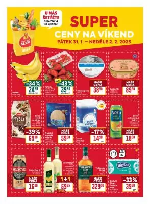 akční leták BILLA 29.1.2025-4.2.2025
