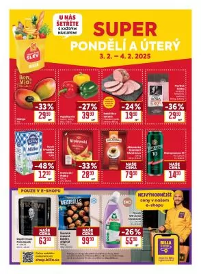 akční leták BILLA 29.1.2025-4.2.2025
