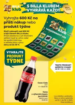 akční leták BILLA 29.1.2025-4.2.2025