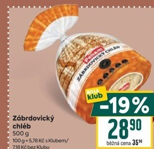 Chléb zábrdovický Penam