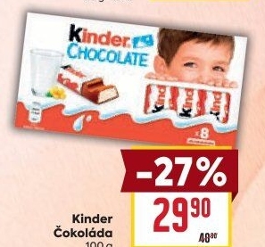 Čokoládky Kinder