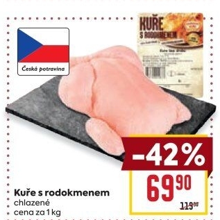 Kuře s rodokmenem Vodňanské kuře