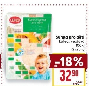 Kuřecí šunka dětská LE&amp