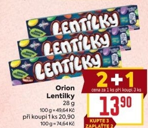 Lentilky Orion