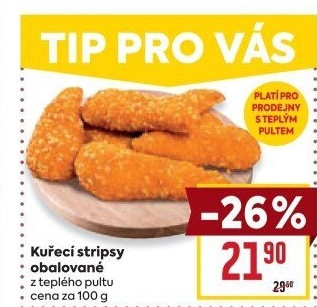 Obalované kuřecí stripsy