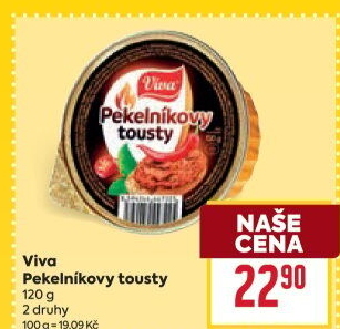 Pekelníkovy tousty Viva